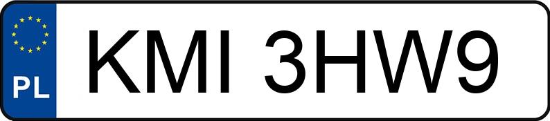Numer rejestracyjny KMI 3HW9 posiada VOLKSWAGEN POLO - KMI3HW9