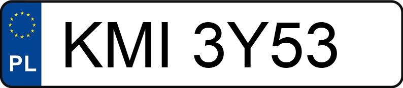 Numer rejestracyjny KMI 3Y53 posiada AUDI A4 - KMI3Y53 Numer rejestracyjny KMI 3Y53 posiada AUDI A4 - KMI3Y53