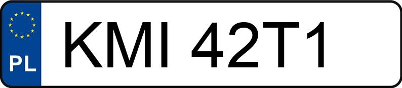 Numer rejestracyjny KMI 42T1 posiada RENAULT CLIO - KMI42T1