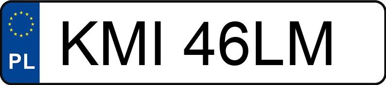 Numer rejestracyjny KMI 46LM posiada FIAT BRAVO VAN - KMI46LM