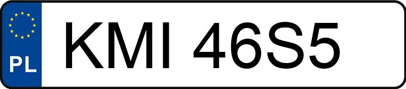 Numer rejestracyjny KMI 46S5 posiada PEUGEOT 207 - KMI46S5