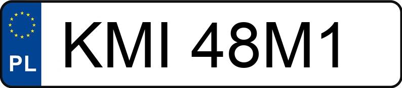Numer rejestracyjny KMI 48M1 posiada OPEL ASTRA - KMI48M1