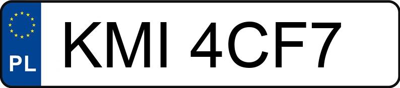 Numer rejestracyjny KMI 4CF7 posiada BMW 335 - KMI4CF7 Numer rejestracyjny KMI 4CF7 posiada BMW 335 - KMI4CF7
