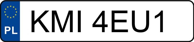 Numer rejestracyjny KMI 4EU1 posiada FIAT PUNTO - KMI4EU1