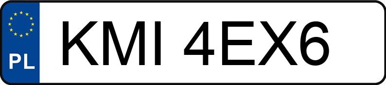 Numer rejestracyjny KMI 4EX6 posiada SEAT LEON - KMI4EX6 Numer rejestracyjny KMI 4EX6 posiada SEAT LEON - KMI4EX6