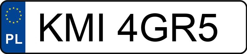 Numer rejestracyjny KMI 4GR5 posiada MITSUBISHI ECLIPSE CROSS - KMI4GR5 Numer rejestracyjny KMI 4GR5 posiada MITSUBISHI ECLIPSE CROSS - KMI4GR5