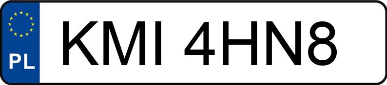 Numer rejestracyjny KMI 4HN8 posiada MERCEDES-BENZ CLS 350 CDI MR`11 E5 218 Shooting Brake BlueEFF 4Matic - KMI4HN8