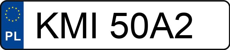 Numer rejestracyjny KMI 50A2 posiada OPEL VIVARO-B - KMI50A2