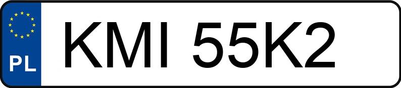 Numer rejestracyjny KMI 55K2 posiada FIAT BRAVO - KMI55K2 Numer rejestracyjny KMI 55K2 posiada FIAT BRAVO - KMI55K2