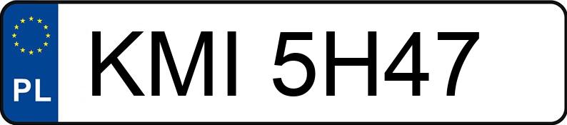 Numer rejestracyjny KMI 5H47 posiada RENAULT CLIO - KMI5H47