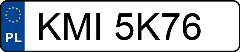 Numer rejestracyjny KMI 5K76 posiada RENAULT MEGANE SCENIC - KMI5K76