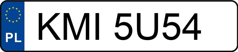 Numer rejestracyjny KMI 5U54 posiada OPEL VECTRA 1.8 KAT - KMI5U54 Numer rejestracyjny KMI 5U54 posiada OPEL VECTRA 1.8 KAT - KMI5U54