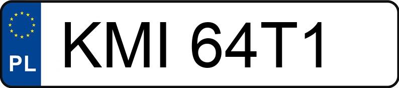 Numer rejestracyjny KMI 64T1 posiada RENAULT Laguna III 1.5 dCi MR`07 E4 Expression 110 - KMI64T1