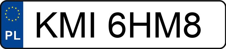 Numer rejestracyjny KMI 6HM8 posiada AUDI A7 - KMI6HM8