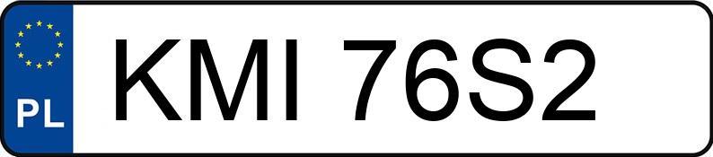 Numer rejestracyjny KMI 76S2 posiada SEAT TOLEDO STELLA 1.6 - KMI76S2