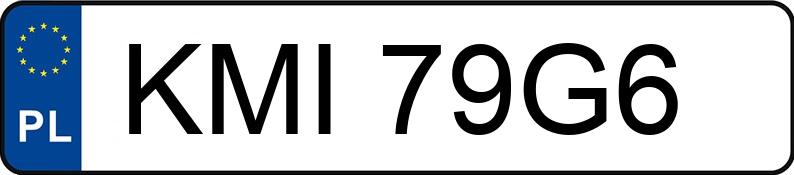 Numer rejestracyjny KMI 79G6 posiada RENAULT MEGANE - KMI79G6