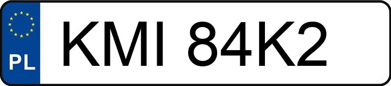 Numer rejestracyjny KMI 84K2 posiada FIAT PUNTO - KMI84K2