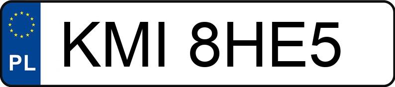 Numer rejestracyjny KMI 8HE5 posiada VOLKSWAGEN TRANSPORTER - KMI8HE5
