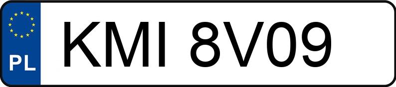 Numer rejestracyjny KMI 8V09 posiada AUDI A4 - KMI8V09