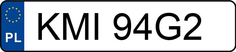 Numer rejestracyjny KMI 94G2 posiada OPEL TIGRA - KMI94G2
