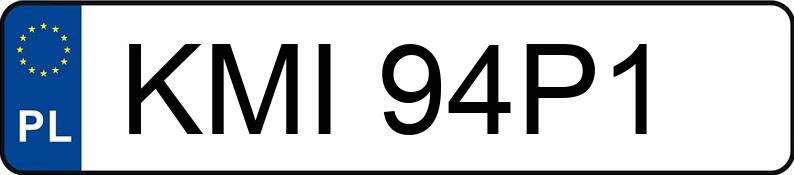 Numer rejestracyjny KMI 94P1 posiada ALPINA D3 - KMI94P1