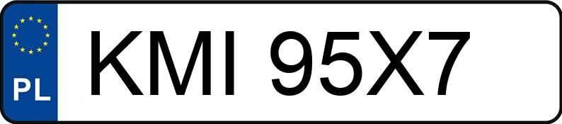 Numer rejestracyjny KMI 95X7 posiada RENAULT LAGUNA - KMI95X7