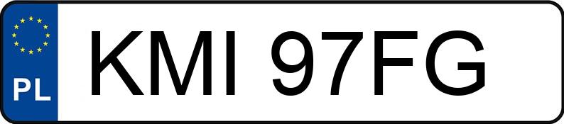 Numer rejestracyjny KMI 97FG posiada FIAT BRAVO - KMI97FG