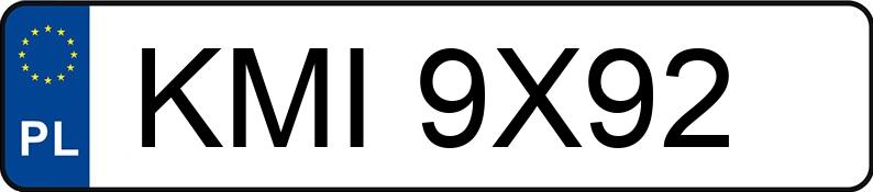 Numer rejestracyjny KMI 9X92 posiada FIAT Bravo II 1.9 M-jet MR`07 E4 Dynamic - KMI9X92