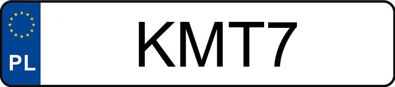 Numer rejestracyjny KMT 7 posiada DODGE Challenger MR`19 RT SHAKER - KMT7