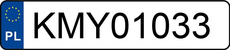 Numer rejestracyjny KMY 01033 posiada INFINITI Q50 - KMY01033