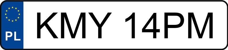 Numer rejestracyjny KMY 14PM posiada GLOGGER SH - KMY14PM