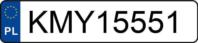 Numer rejestracyjny KMY 15551 posiada RENAULT CLIO - KMY15551