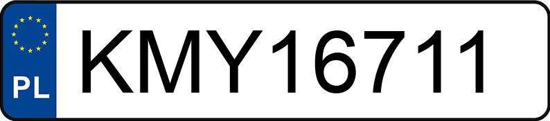 Numer rejestracyjny KMY 16711 posiada OPEL ASTRA - KMY16711