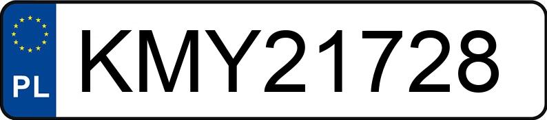 Numer rejestracyjny KMY 21728 posiada VOLKSWAGEN POLO - KMY21728