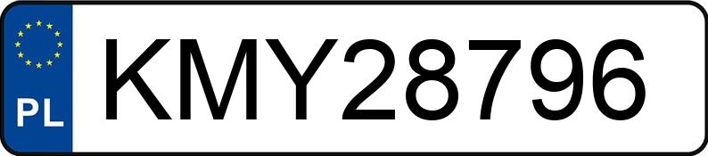 Numer rejestracyjny KMY 28796 posiada VOLKSWAGEN SCIROCCO - KMY28796