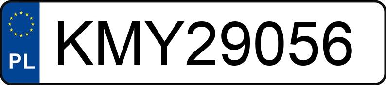 Numer rejestracyjny KMY 29056 posiada BMW 330D - KMY29056