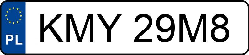 Numer rejestracyjny KMY 29M8 posiada WSK 125 - KMY29M8
