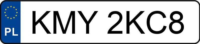 Numer rejestracyjny KMY 2KC8 posiada AUDI 80 Avant 2.6 Kat. B4 e - KMY2KC8