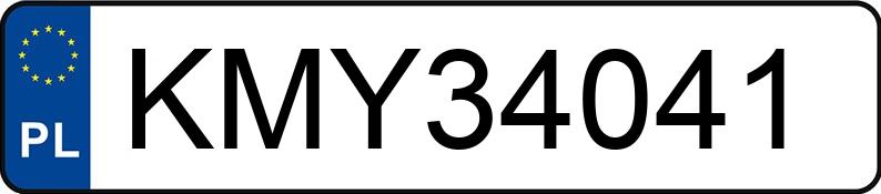 Numer rejestracyjny KMY 34041 posiada BMW 730 - KMY34041