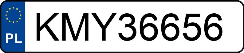 Numer rejestracyjny KMY 36656 posiada SKODA FABIA CLASSIC - KMY36656 Numer rejestracyjny KMY 36656 posiada SKODA FABIA CLASSIC - KMY36656