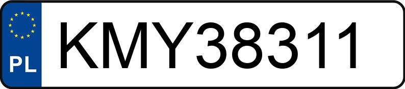 Numer rejestracyjny KMY 38311 posiada AUDI Q5 - KMY38311 Numer rejestracyjny KMY 38311 posiada AUDI Q5 - KMY38311