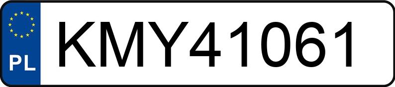 Numer rejestracyjny KMY 41061 posiada AUDI S3 QUATTRO - KMY41061