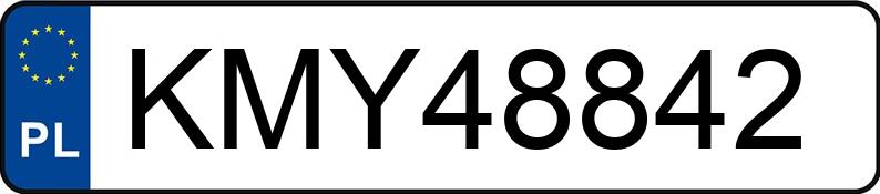 Numer rejestracyjny KMY 48842 posiada KIA STONIC - KMY48842
