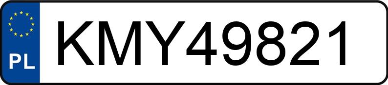 Numer rejestracyjny KMY 49821 posiada BMW 320D - KMY49821