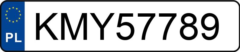 Numer rejestracyjny KMY 57789 posiada VOLKSWAGEN Golf VII 2.0 TSI MR`17 E6 GTI TCR DSG - KMY57789 Numer rejestracyjny KMY 57789 posiada VOLKSWAGEN Golf VII 2.0 TSI MR`17 E6 GTI TCR DSG - KMY57789