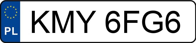 Numer rejestracyjny KMY 6FG6 posiada FORD FIESTA - KMY6FG6 Numer rejestracyjny KMY 6FG6 posiada FORD FIESTA - KMY6FG6