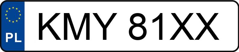 Numer rejestracyjny KMY 81XX posiada VOLKSWAGEN Vento 1.8i Kat. MR`92 CL - KMY81XX
