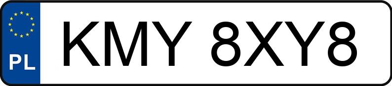 Numer rejestracyjny KMY 8XY8 posiada VOLKSWAGEN Passat B6 1.9 TDI MR`05 E4 Trendline - KMY8XY8