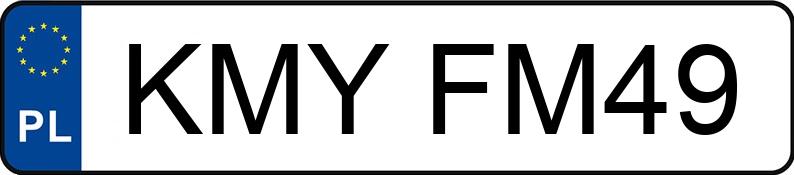 Numer rejestracyjny KMY FM49 posiada HYUNDAI TRAJET - KMYFM49