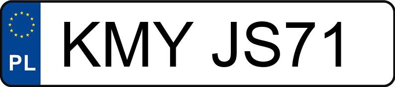 Numer rejestracyjny KMY JS71 posiada SKODA OCTAVIA - KMYJS71